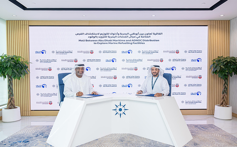 Abu Dhabi Maritime and ADNOC Distribution Collaborate to Explore Marine